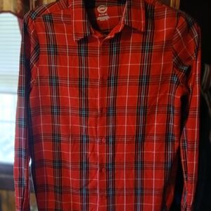 All in Motion Red Plaid Casual Shirt